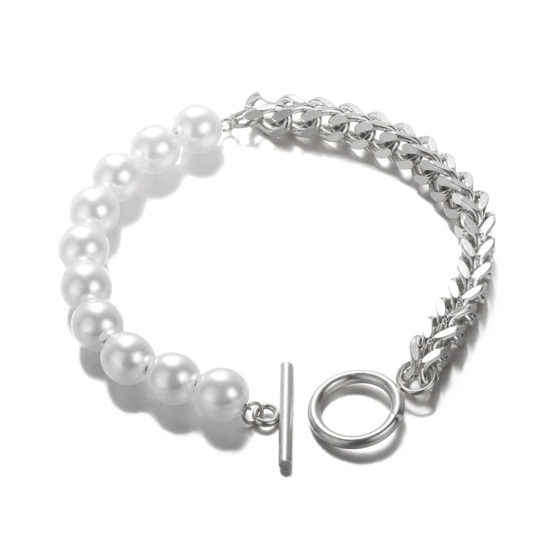 Bracelet élégant en zircon avec fleurs pour femmes et filles, bracelet en acier inoxydable doré, bijou de créateur de luxe