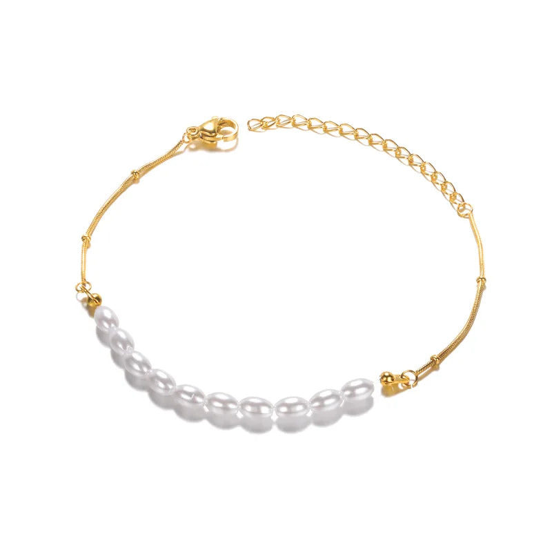 Bracelet élégant en zircon avec fleurs pour femmes et filles, bracelet en acier inoxydable doré, bijou de créateur de luxe